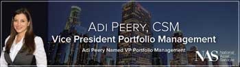 Adi Peery Named Vice President Portfolio Management